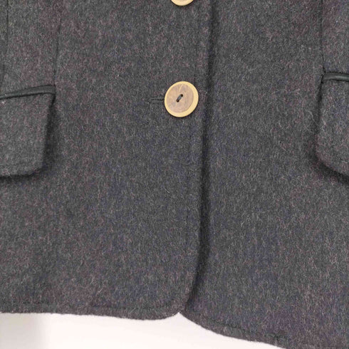 ドルチェアンドガッバーナ DOLCE&GABBANA 襟スウェード裏地総柄3Bテーラードジャケット レディース 24/38