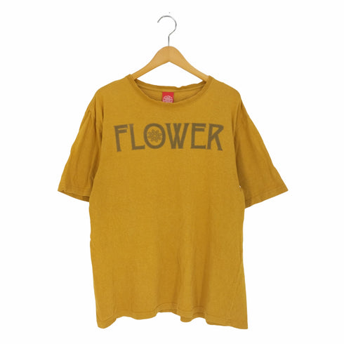 ティーエイチシー THC TOKYO HEMP CONNECTION FLOWER プリント ヘンプコットンクルーネックTシャツ メンズ JPN:L