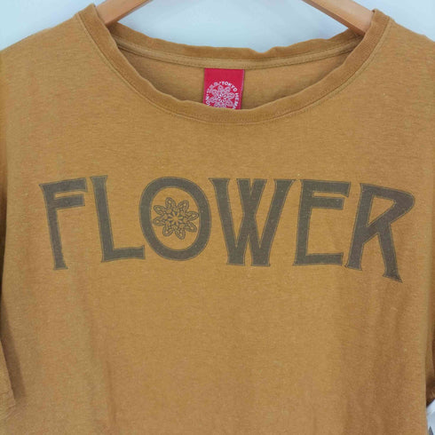 ティーエイチシー THC TOKYO HEMP CONNECTION FLOWER プリント ヘンプコットンクルーネックTシャツ メンズ JPN:L