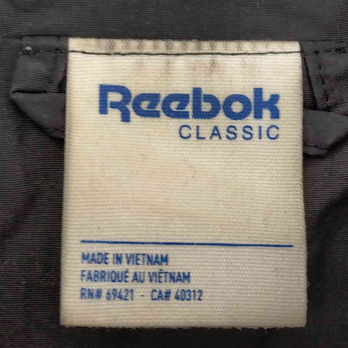 リーボック Reebok Contrast Track Jacket ロゴ刺繍ナイロンジャケット メンズ 0