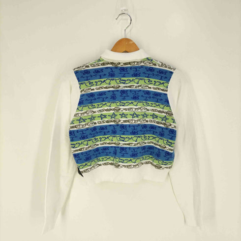 ティーモダンストリートウエア TTT_MSW Graffiti Knit Polo グラフィティー ニットポロ レディース JPN:S