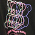 オーバーサイズTEE テディベア 裾スリット レディース ONE SIZE