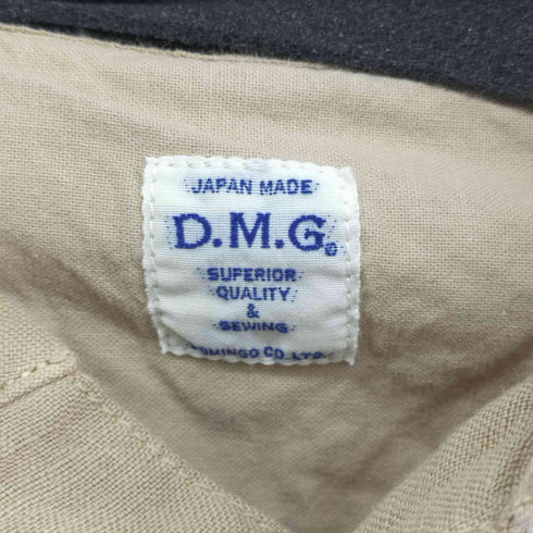ディーエムジー D.M.G リネンキャンバススタンドカラーシャツ メンズ JPN:2