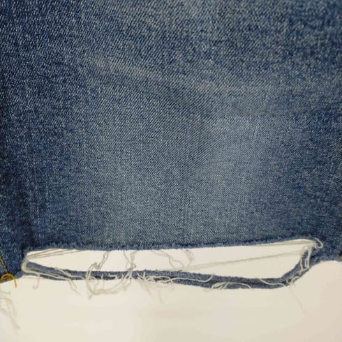 FROM:D デニムタイトスカート 切りっぱなし レディース ONE SIZE