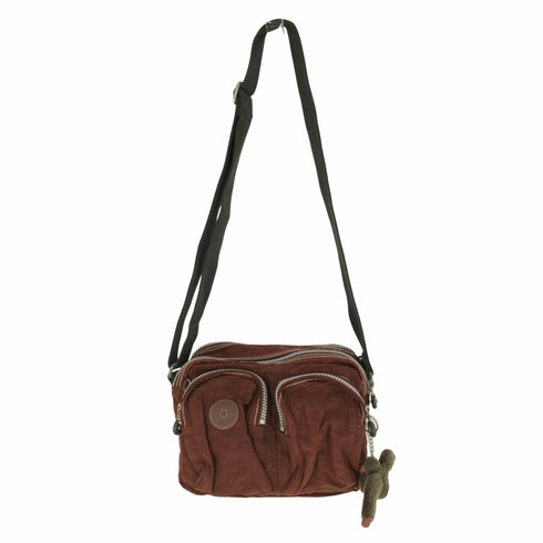 キプリング KIPLING チャーム付き マルチポケットショルダーバッグ レディース