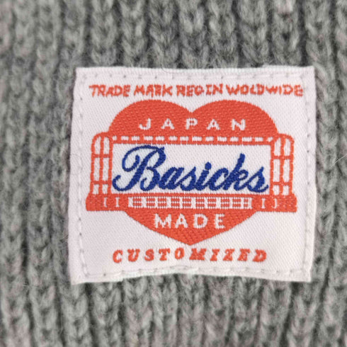 BASICKS Heart Tag Classic Knit クラシックニット メンズ JPN:M