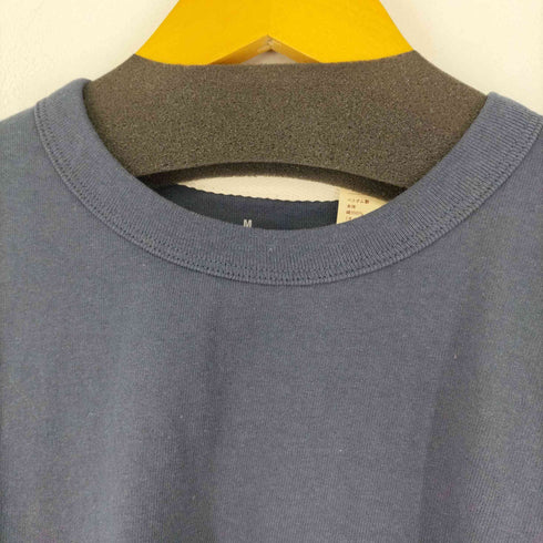 ムジルシリョウヒン 無印良品 22SS 洗いざらし 太番手 クルーネック 長袖Tシャツ メンズ M