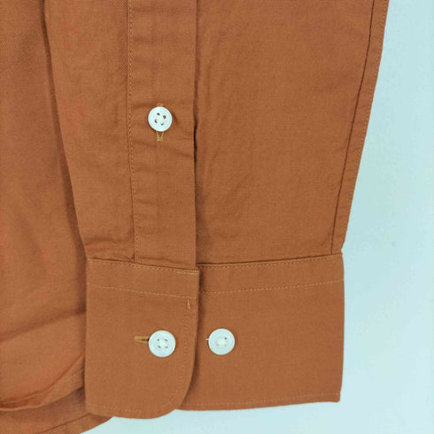 ムジルシリョウヒン 無印良品 19AW 新疆綿 生地染めオックス ボタンダウンシャツ メンズ M