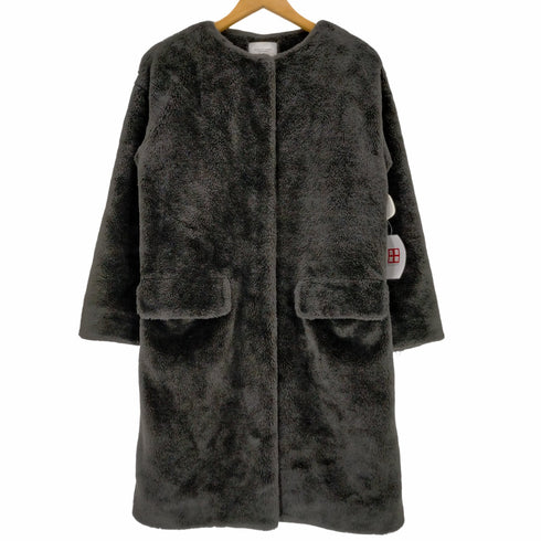 ビューティーアンドユースユナイテッドアローズ BEAUTY & YOUTH UNITED ARROWS BY エコファー ノーカラーコート レディース JPN:S
