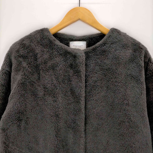 ビューティーアンドユースユナイテッドアローズ BEAUTY & YOUTH UNITED ARROWS BY エコファー ノーカラーコート レディース JPN:S