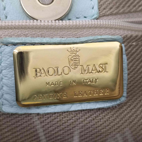 パオロマージ paolo masi ファーハンドバッグ レディース