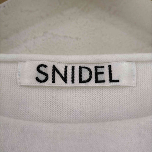 スナイデル snidel ウエストマークパターンニットプルオーバー レディース ONE SIZE