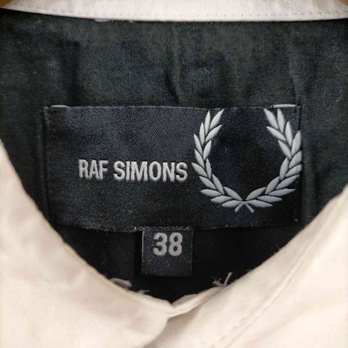 ラフシモンズ RAF SIMONS COLOUR BLOCK RAF SHIRT メンズ 38