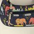 レスポートサック LeSportsac アニマル柄 ミニ ショルダ-バッグ レディース
