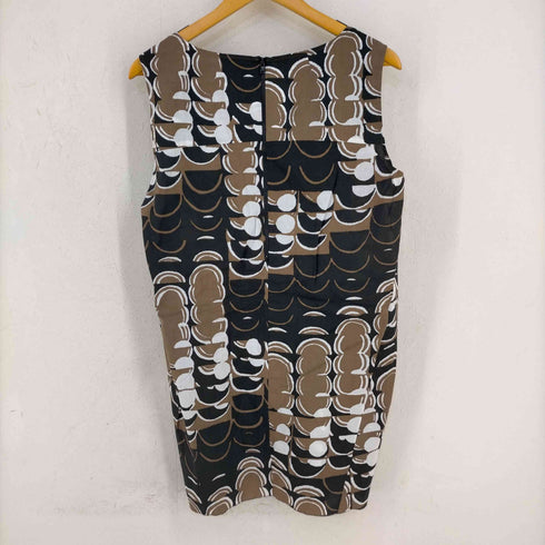 マルニ MARNI 総柄 ノースリーブ ミニワンピース レディース EUR:40