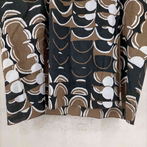 マルニ MARNI 総柄 ノースリーブ ミニワンピース レディース EUR:40