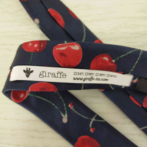 ジラフ giraffe チェリーネクタイ さくらんぼ メンズ ONE SIZE
