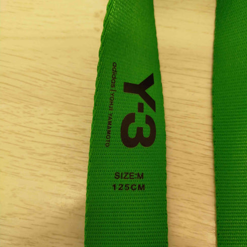 ワイスリー Y-3 CLASSIC LOGO BELT / グリーン メンズ M 1250/38MM