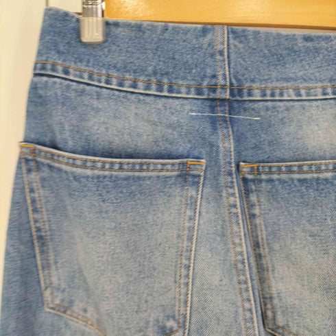 エムエムシックス メゾンマルジェラ MM6 Maison Margiela イタリア製 ウォッシュ加工 キャロットジーンズ ワイドデニムパンツ レディース 40