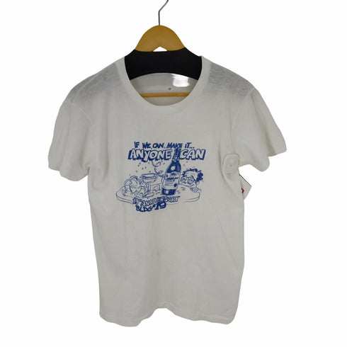 80S シングルステッチ プリントTシャツ メンズ