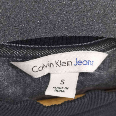 カルバンクラインジーンズ Calvin Klein Jeans ロゴプリント クルーネックスウェット メンズ JPN:S