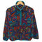 パタゴニア patagonia USA製 アボリジニ柄 ハーフジップ プルオーバー フリース ジャケット レディース KIDS'14
