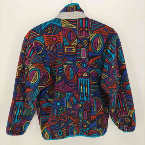 パタゴニア patagonia USA製 アボリジニ柄 ハーフジップ プルオーバー フリース ジャケット レディース KIDS'14