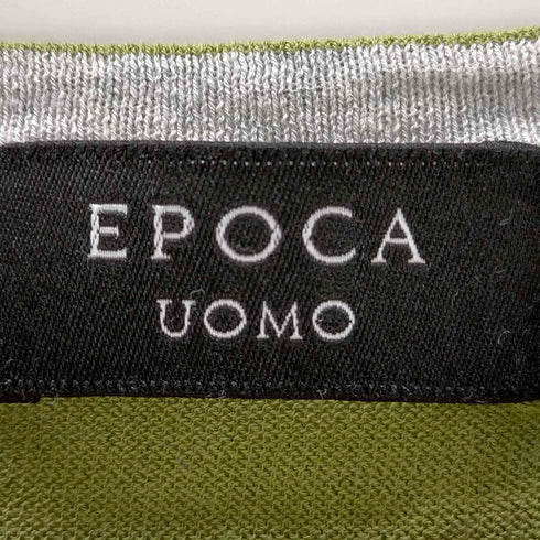 エポカウォモ Epoca uomo Vネック コットンニット メンズ EUR:46
