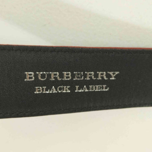 バーバリーブラックレーベル BURBERRY BLACK LABEL レザーベルト メンズ