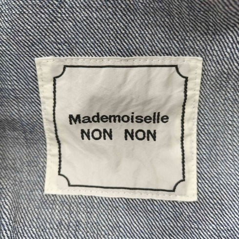 マドモアゼルノンノン mademoiselle nonnon インディゴデニムジャケット レディース