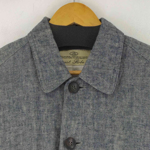 ネストローブ nest Robe リネン ステンカラーコート メンズ