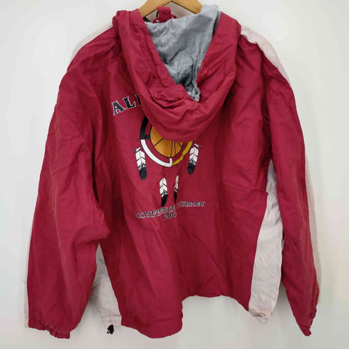 ホロウェイ HOLLOWAY 80-90S ナイロン ハーフジップパーカー メンズ X-LAEGE