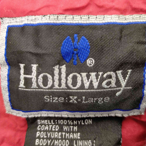 ホロウェイ HOLLOWAY 80-90S ナイロン ハーフジップパーカー メンズ X-LAEGE