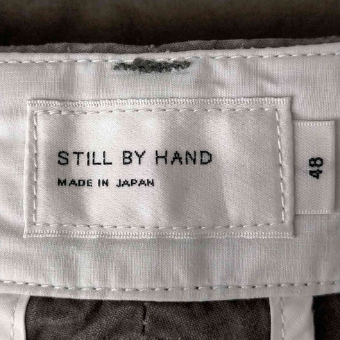 スティルバイハンド STILL BY HAND COTTON CENTER PRESS SLACKS メンズ JPN:48