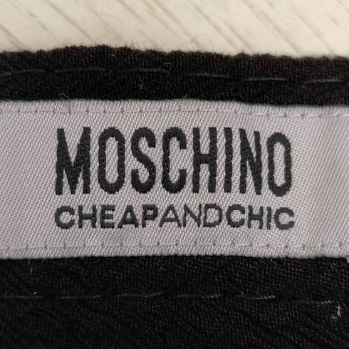 モスキーノ MOSCHINO イタリア製 レーヨン混ひざ丈スカート レディース I 44