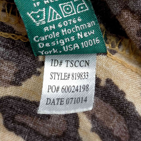 ローレンラルフローレン LAUREN RALPH LAUREN レオパード パジャマパンツ レディース S