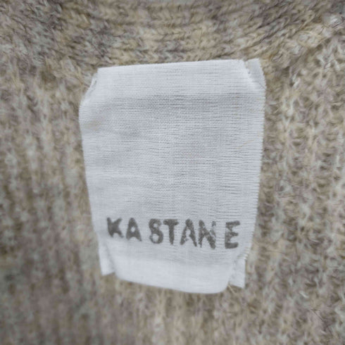 カスタネ Kastane メランジVあきニットプルオーバー レディース FREE
