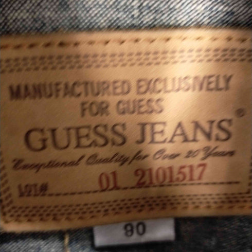 ゲスジーンズ GUESS JEANS デニムジャケット レディース 90