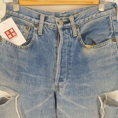 ドゥニーム Denime 旧タグ Lot 105 耳付き 裁断デザイン ボタンフライデニムパンツ レディース 30