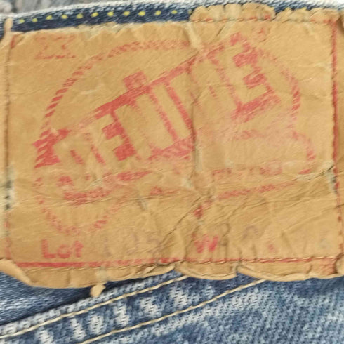 ドゥニーム Denime 旧タグ Lot 105 耳付き 裁断デザイン ボタンフライデニムパンツ レディース 30