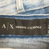 アルマーニエクスチェンジ ARMANI EXCHANGE 縫い総柄 ジップフライ ダメージデニムパンツ レディース 27