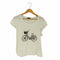 マックスアンドコー MAX & CO. トルコ製 3D自転車プリント フレンチスリーブUネックTシャツ レディース import:S