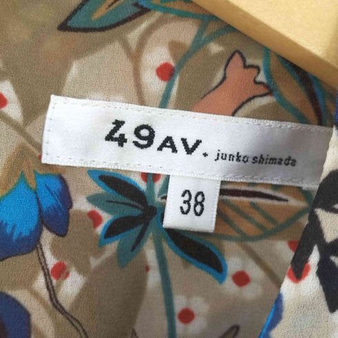 フォーティーナインアヴェニュージュンコシマダ 49AV.Junko Shimada 花柄 フリルポリブラウス レディース JPN:38