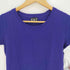 エンポリオアルマーニイーエーセブン EMPORIO ARMANI EA7 バックフェルトロゴ フレンチスリーブクルーネックTシャツ レディース import:S