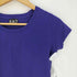エンポリオアルマーニイーエーセブン EMPORIO ARMANI EA7 バックフェルトロゴ フレンチスリーブクルーネックTシャツ レディース import:S