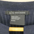アルマーニエクスチェンジ ARMANI EXCHANGE 異素材切替 ラグランスリーブ 比翼スナップボタン カーディガン レディース import:M