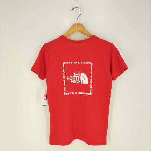 ザノースフェイス THE NORTH FACE S/S Backside Square Logo Tee ショートスリーブバックサイドスクエアロゴティー レディース import:M