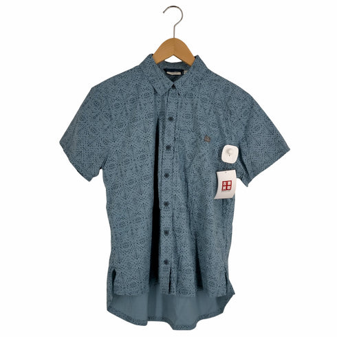 エルエルビーン L.L.Bean 総柄 半袖ボタンシャツ レディース JPN:XS
