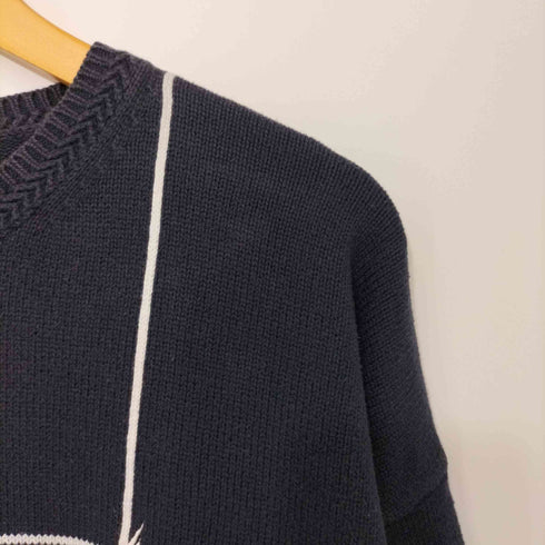 ノーティカ NAUTICA 刺繍ロゴ 長袖ニット オーバーサイズニット メンズ JPN:L