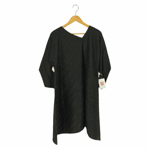 プリーツプリーズイッセイミヤケ PLEATS PLEASE ISSEY MIYAKE アシンメトリープレス プリーツワンピース レディース JPN:3